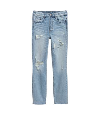 H&M + Vintage Slim High Jeans