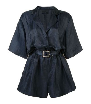 Cynthia Rowley + Belted Short Playsuit