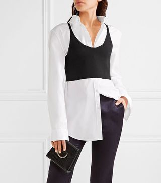 Tibi + Stretch-Knit Bra Top