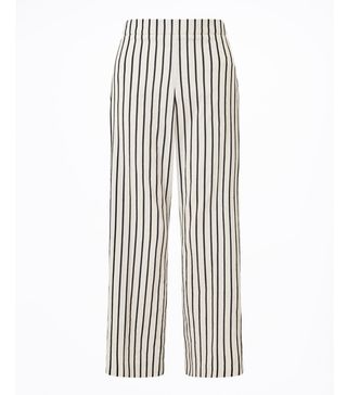 Jigsaw + Stripe Linen Trousers