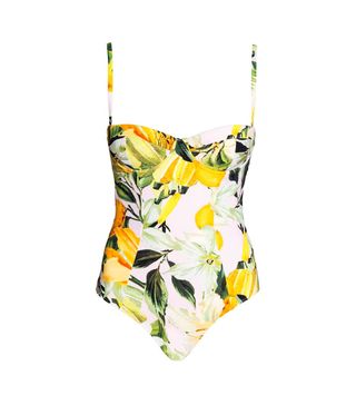 H&M + Patterned Swimsuit