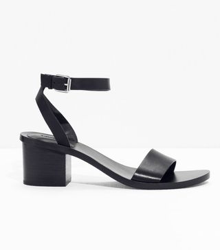& Other Stories + Ankle-Strap Heeled Sandal