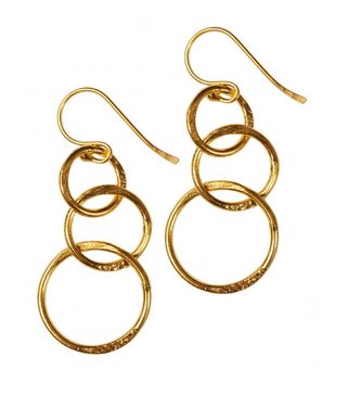 Mirabelle + Lolita Gold Plated Loop Earrings