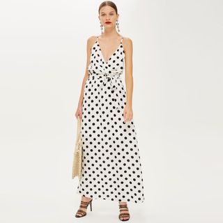 Topshop + Wrap Maxi Dress by Oh My Love