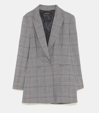 Zara + Check Blazer