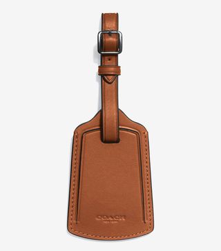 Coach + Luggage Tag in Glovetanned Leather