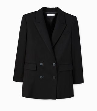 Mango Outlet + Bouble-Breasted Structured Blazer