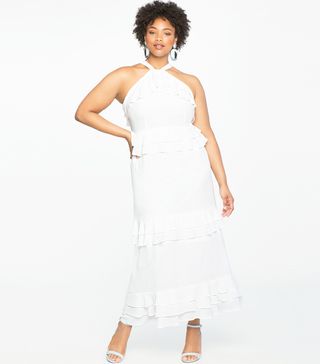 Eloquii + Studio Flounce Tiered Dress