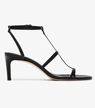 Zara + Leather Strappy Sandals