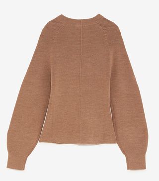 Zara + Minimal Collection Puff Sleeve Sweater