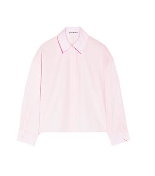 Acne + Britta Cotton-Poplin Shirt