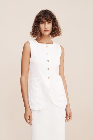 Posse + Emma Vest Ivory
