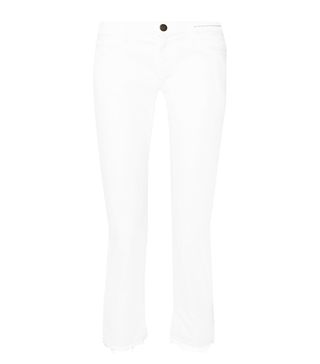 Current/Elliot + The Cropped Mid-Rise Straight-Leg Jeans