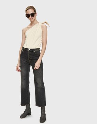 Acne Studios + Taguhy Straight Leg Jean in Black Vintage