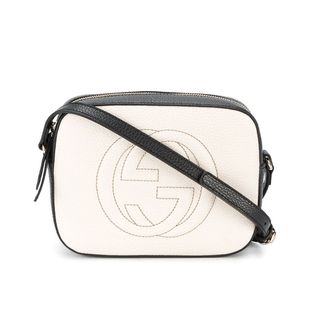 Gucci + Soho Disco Textured-Leather Shoulder Bag