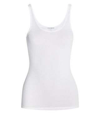James Perse + The Daily Ribbed Stretch-Cotton Tank