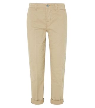 J Brand + Inez Stretch-Cotton Twill Straight-Leg Pants