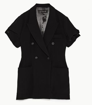 Zara + Short Sleeve Jacket
