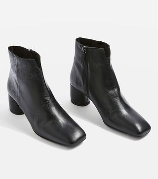 Topshop + Marilo Cut Out Ankle Boots