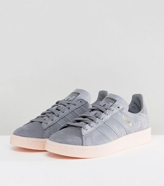 Adidas + Campus Sneakers in Dark Gray