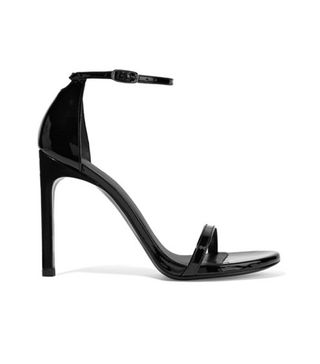 Stuart Weitzman + Nudist Song Patent-Leather Sandals