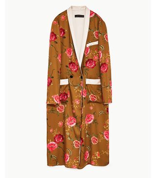 Zara + Floral Print Kimono