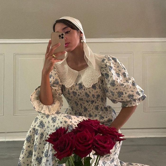 slim fit dress slacks A-Line Modest Maxi Dress | Dress main image 0