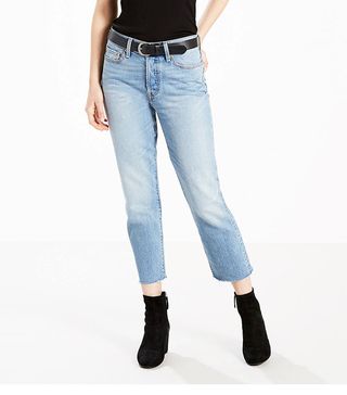 Levi's + Wedgie Fit Straight Jeans in Rough Tide