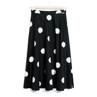 & Other Stories + Painted Dots Skirt