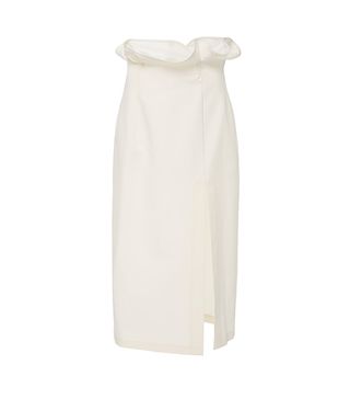 Marisa Witkin + Wavy Waist Pencil Skirt