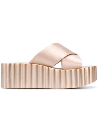 Tory Burch + Flatform Crossover Strap Sandals