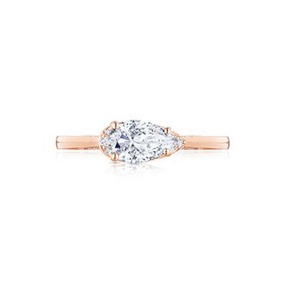 Tacori + Simply Tacori, Rose Gold With Pear Diamond