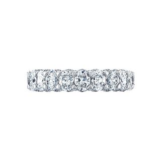 Tacori + RoyalT, White Gold With Oval Diamonds