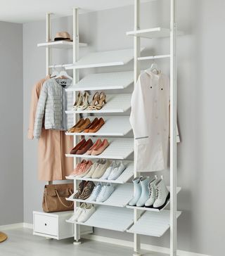 IKEA + Elvarli Open Wardrobe