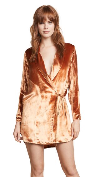 Michelle Mason + Wrap Dress Jacket