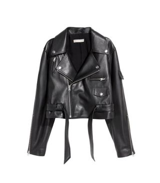 H&M + Leather Biker Jacket