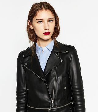 Zara + Leather Effect Jacket