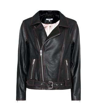 Ganni + Tatin Leather Moto Jacket