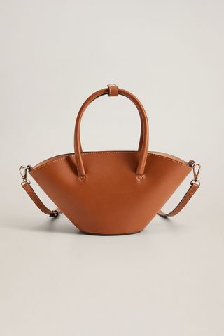 Mango + Double Strap Mini Basket Bag - Women | Mango Usa