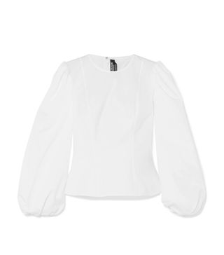 Calvin Klein 205W39NYC + Cotton-Poplin Blouse