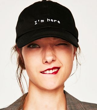 Zara + Slogan Cap