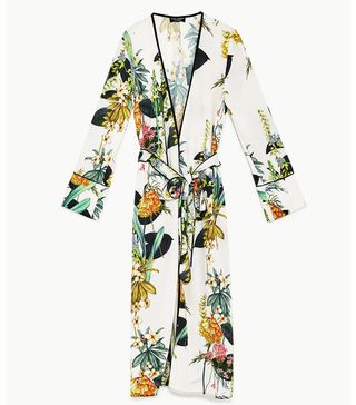 Zara + Long Printed Kimono