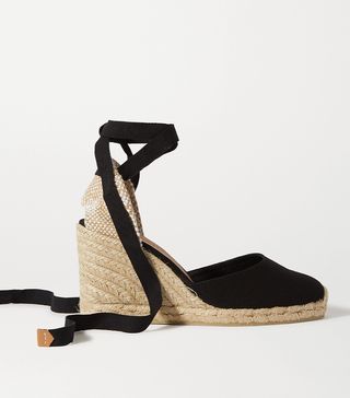 Castañer + Carina 80 Canvas Wedge Espadrilles