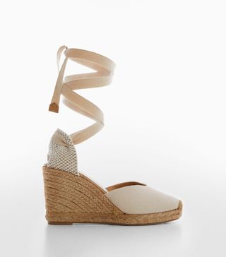 Mango + Wedge Shoe With Straps