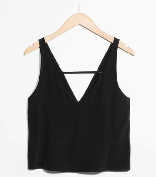 
Other Stories + V-Neck Crop Top