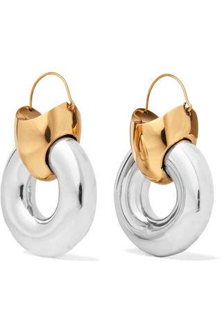 Ellery + Hush Gold-plated and Silver Earrings