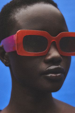 Zara + Rectangular Sunglasses