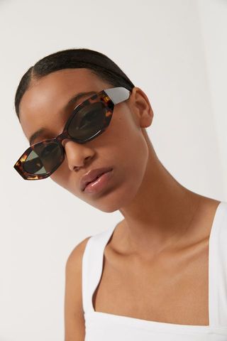 Aster + Chunky Rectangle Sunglasses