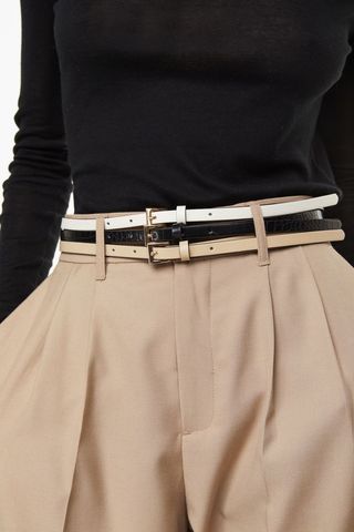 H&M + 3-Pack Narrow Belts