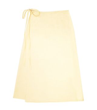 Lisa Says Gah + Capri Linen Wrap Skirt